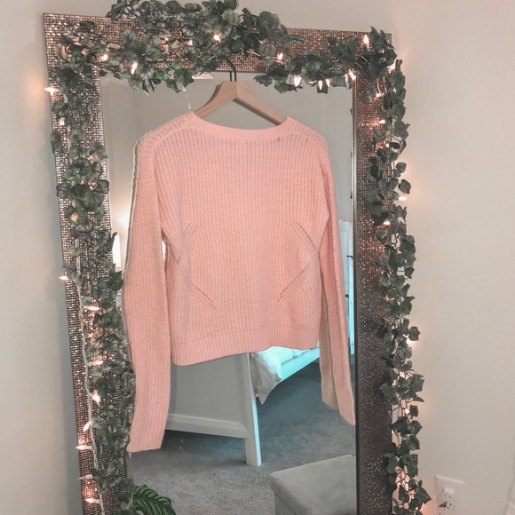 Light Pink Sweater - Soft, Comfy, and Cozy! - Picture 3 of 3